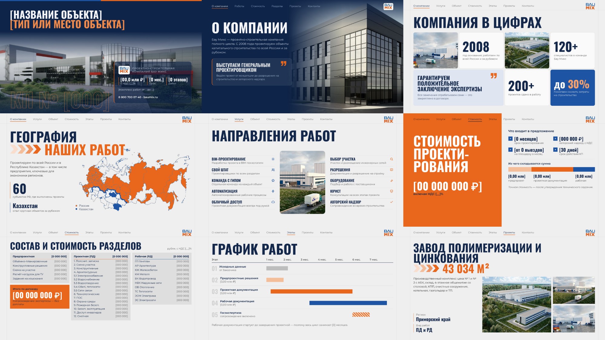 Редизайн шаблона коммерческого предложения BAU MIX — стало